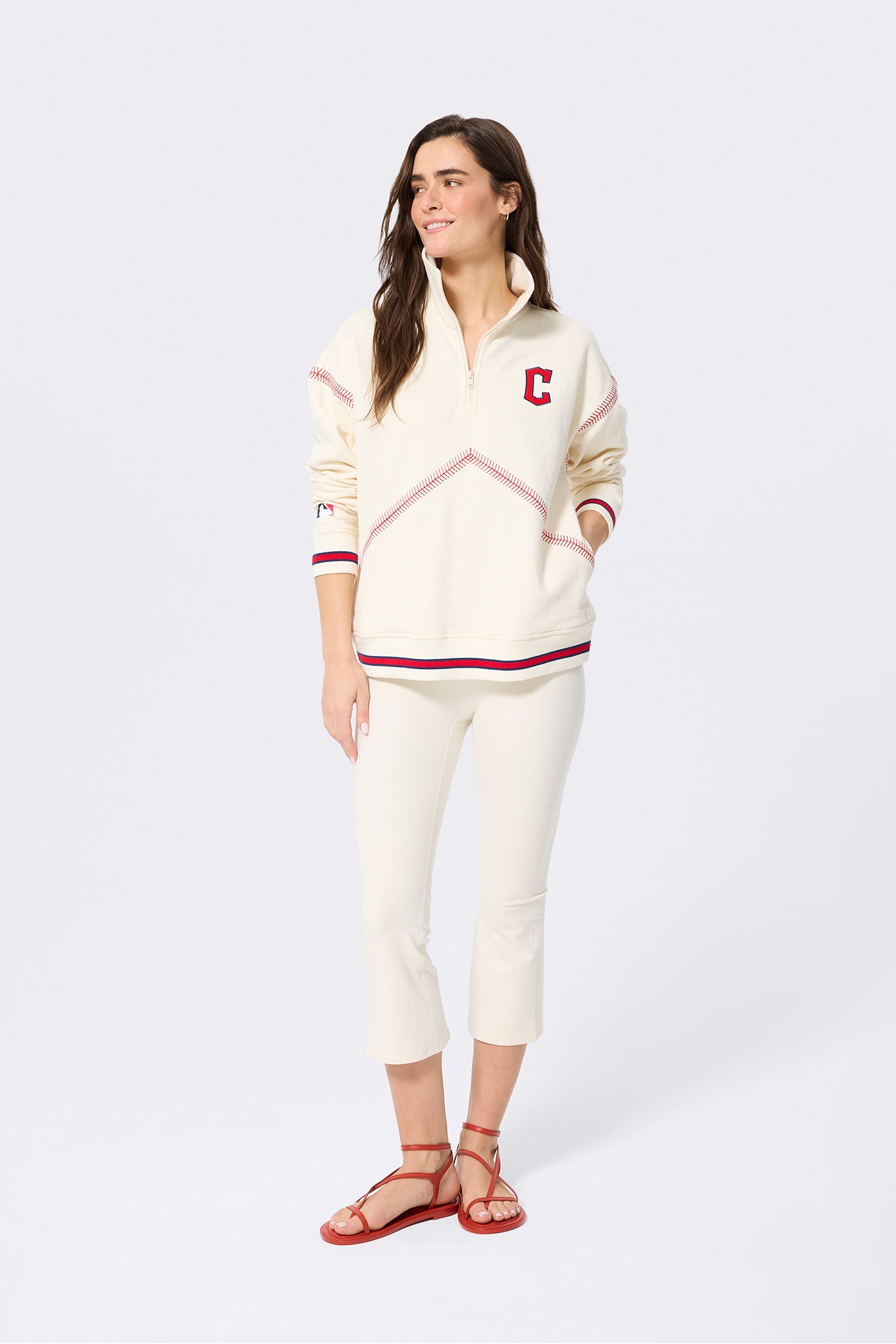 Cleveland Guardians Stitch Quarter Zip – Terez.com