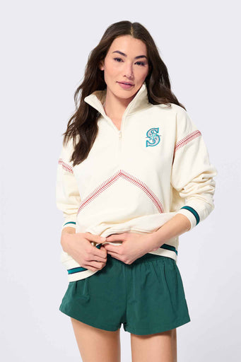 Seattle Mariners Stitch Quarter Zip