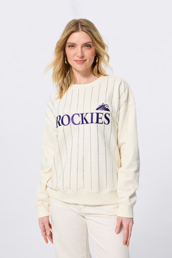 Colorado Rockies Marquee Stripe Crew