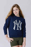 Girls New York Yankees Marquee Crew in Navy