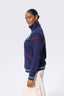 Seattle Mariners Navy Stitch Quarter Zip