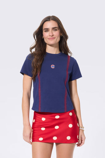 Chicago Cubs Stitch Draft Tee