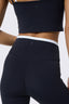 Flex Layered Legging in Black and White