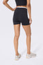 Flex Layered Active Booty Short in Black and White