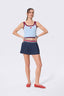 Knit Crop Tank with Tomato
