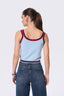 Knit Crop Tank with Tomato