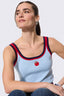 Knit Crop Tank with Tomato