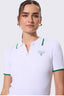 Knit Polo with Tennis Emblem