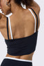 Flex Layered Active Tank in Black and White