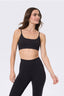 TLC Skinny Strap Bra in Jet Black