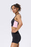 TORCHD Flex Corset Bra in Black and Blush