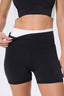 TORCHD Flex Layered Booty Short in Black and White