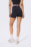 TORCHD Flex Layered Booty Short in Black and Blush