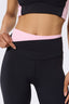 TORCHD Flex Layered Legging in Black and Blush