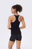 TORCHD Rib Tank in Black and Blush