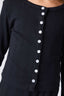 Girls Pointelle Cardigan in Black