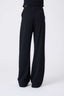 Girls Pointelle Flare Pant in Black