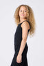 Girls Pointelle Tank in Black