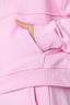 Girls Quarter Zip Sweatshirt in Candy Pink