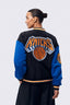 New York Knicks Colorblock Multi Logo Bomber