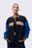 New York Knicks Colorblock Multi Logo Bomber
