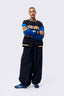 New York Knicks Colorblock Multi Logo Bomber