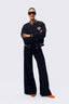 New York Knicks Cropped Bomber in Black