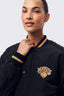 New York Knicks Cropped Bomber in Black