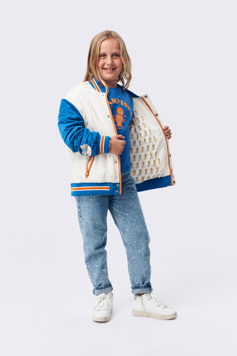 YOUTH New York Knicks Limited Edition 2026 NBA Champions Bomber Jacket