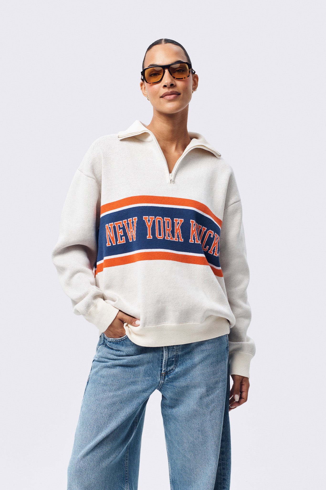 New York Knicks Starter Quarter Zip – Terez.com