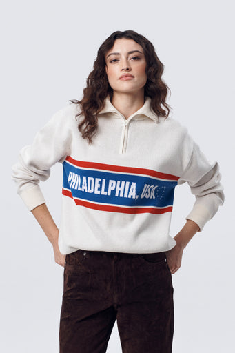 Philadelphia 76ers Starter Quarter Zip