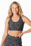 DuoKnit Sports Bra in Black Gems