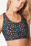 DuoKnit Sports Bra in Black Gems