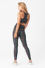 DuoKnit Sports Bra in Black Gems