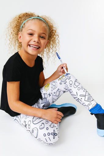 Girls Leggings in Hanukkah Coloring Book