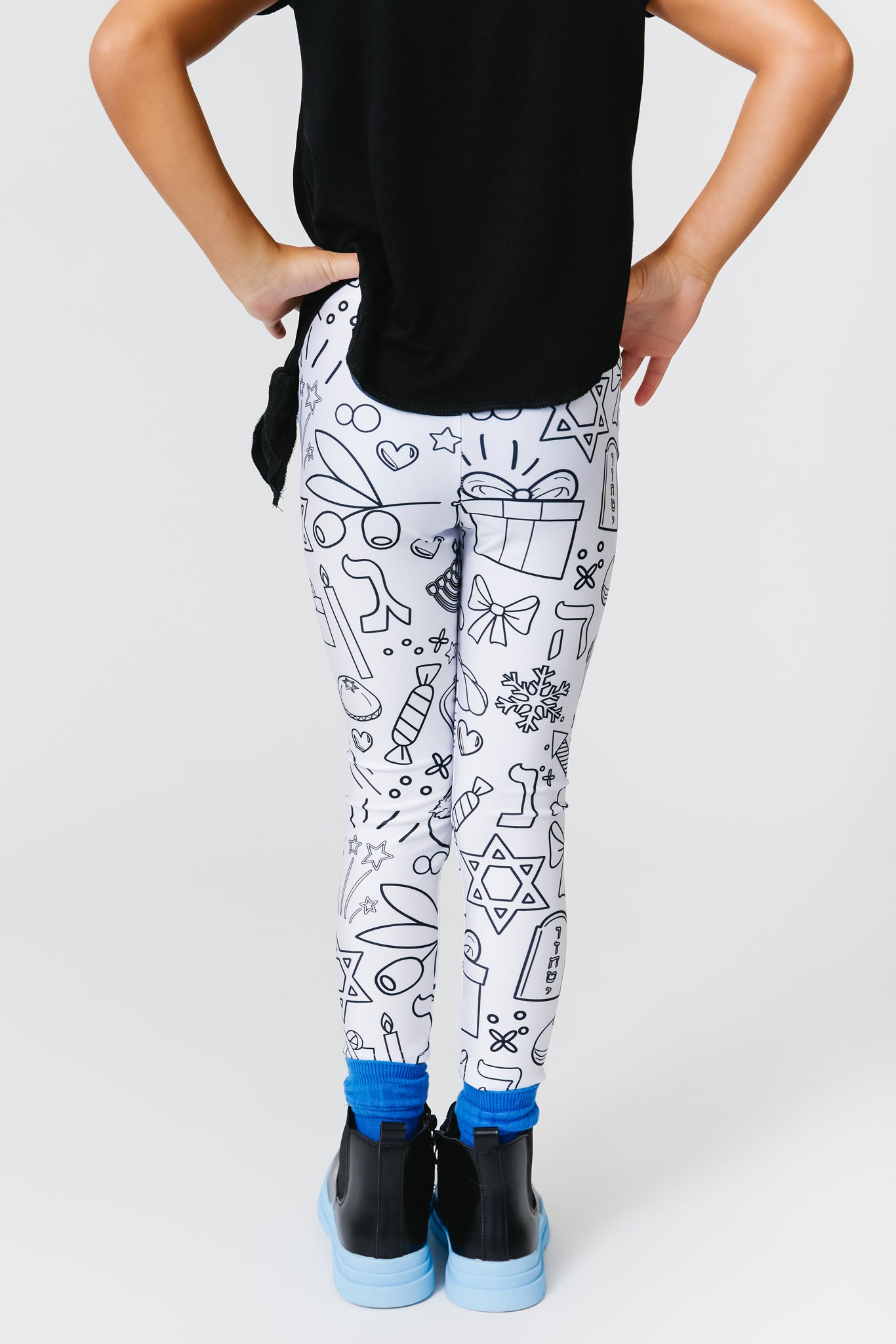 Girls Leggings in Hanukkah Coloring Book –