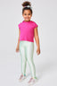 Girls Crop Hoodie in Terez Pink