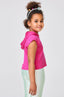 Girls Crop Hoodie in Terez Pink