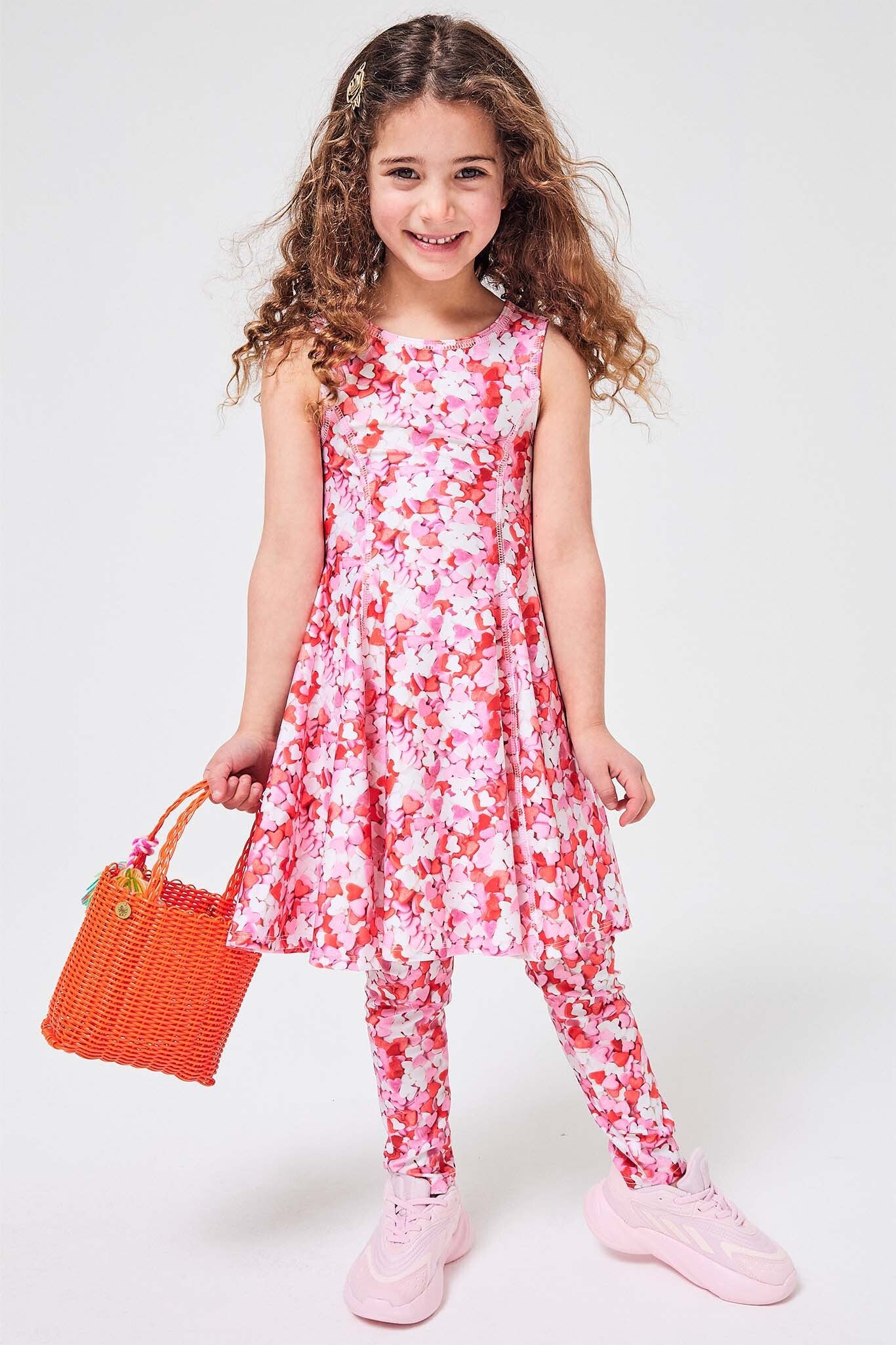 Terez Girls Heart Sprinkles Skater Dress | Girls Dress – Terez.com