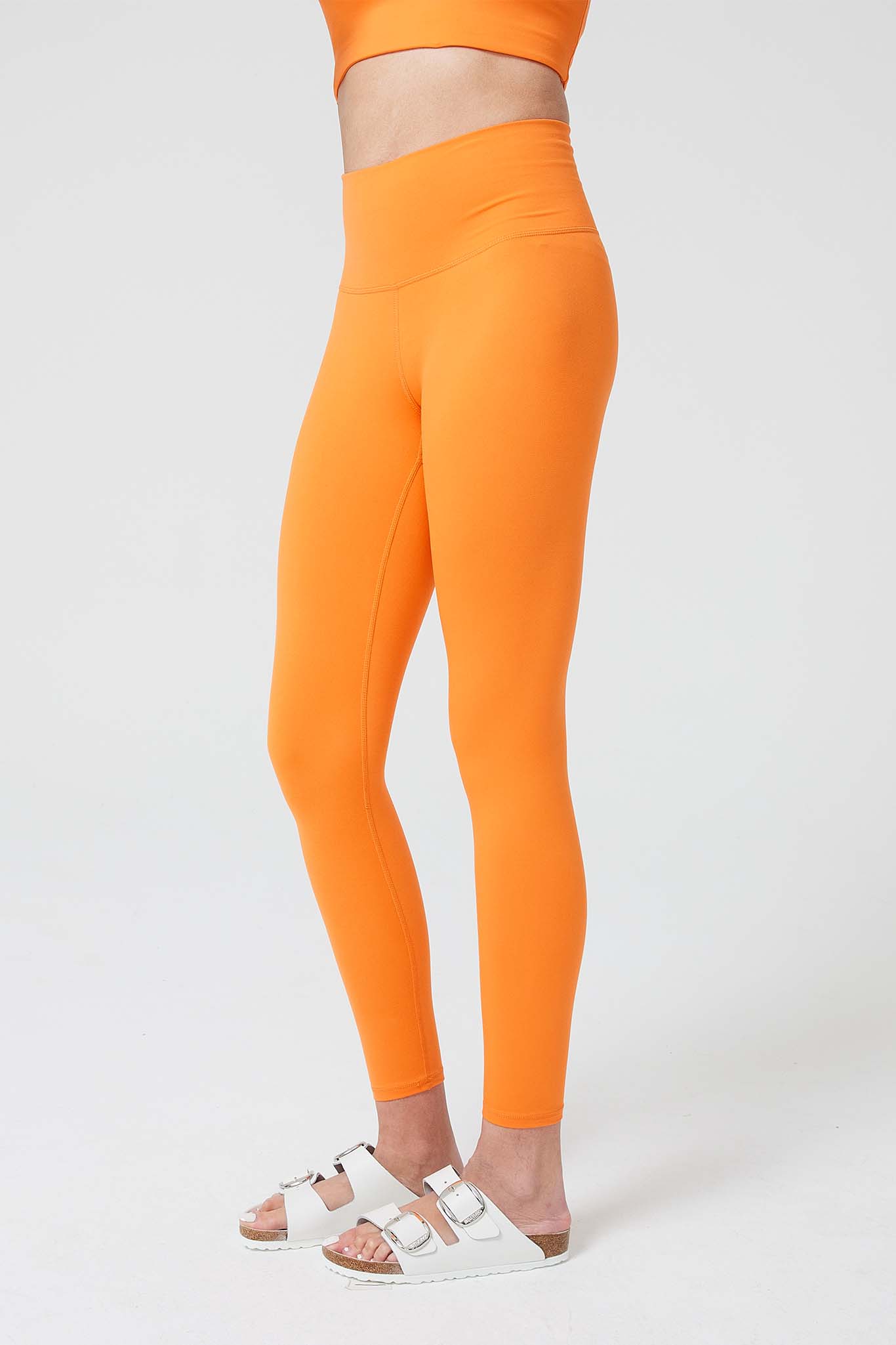 Women's Highwaist Orange Impression Leggings - Carpatree