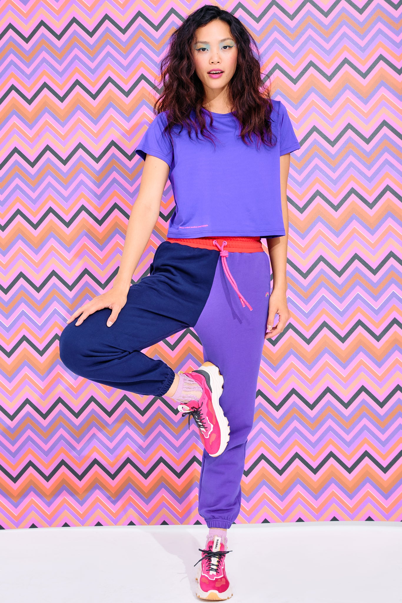 Womens shop purple sweatpants