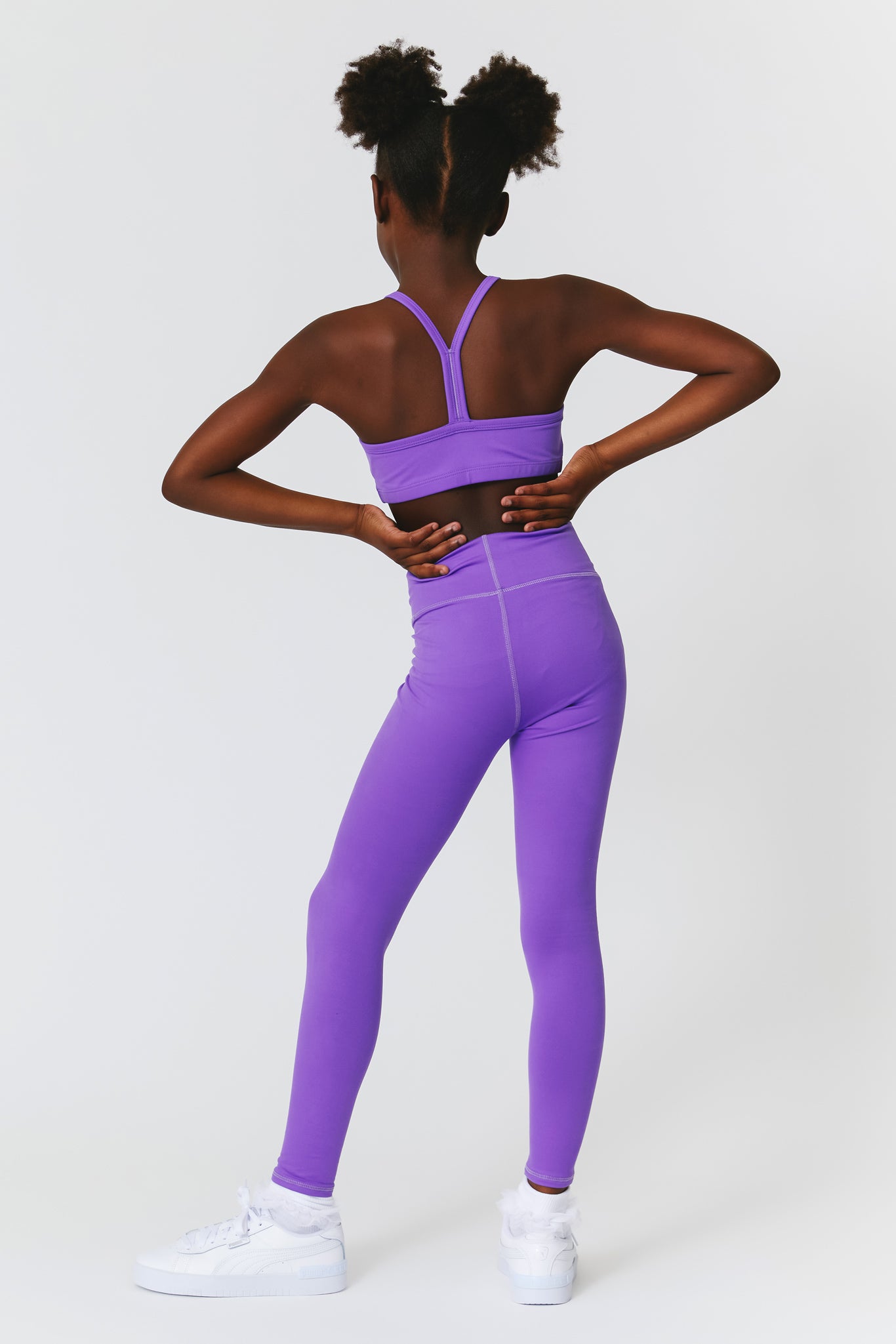 Girls TLC Leggings in Electric Purple – Terez.com