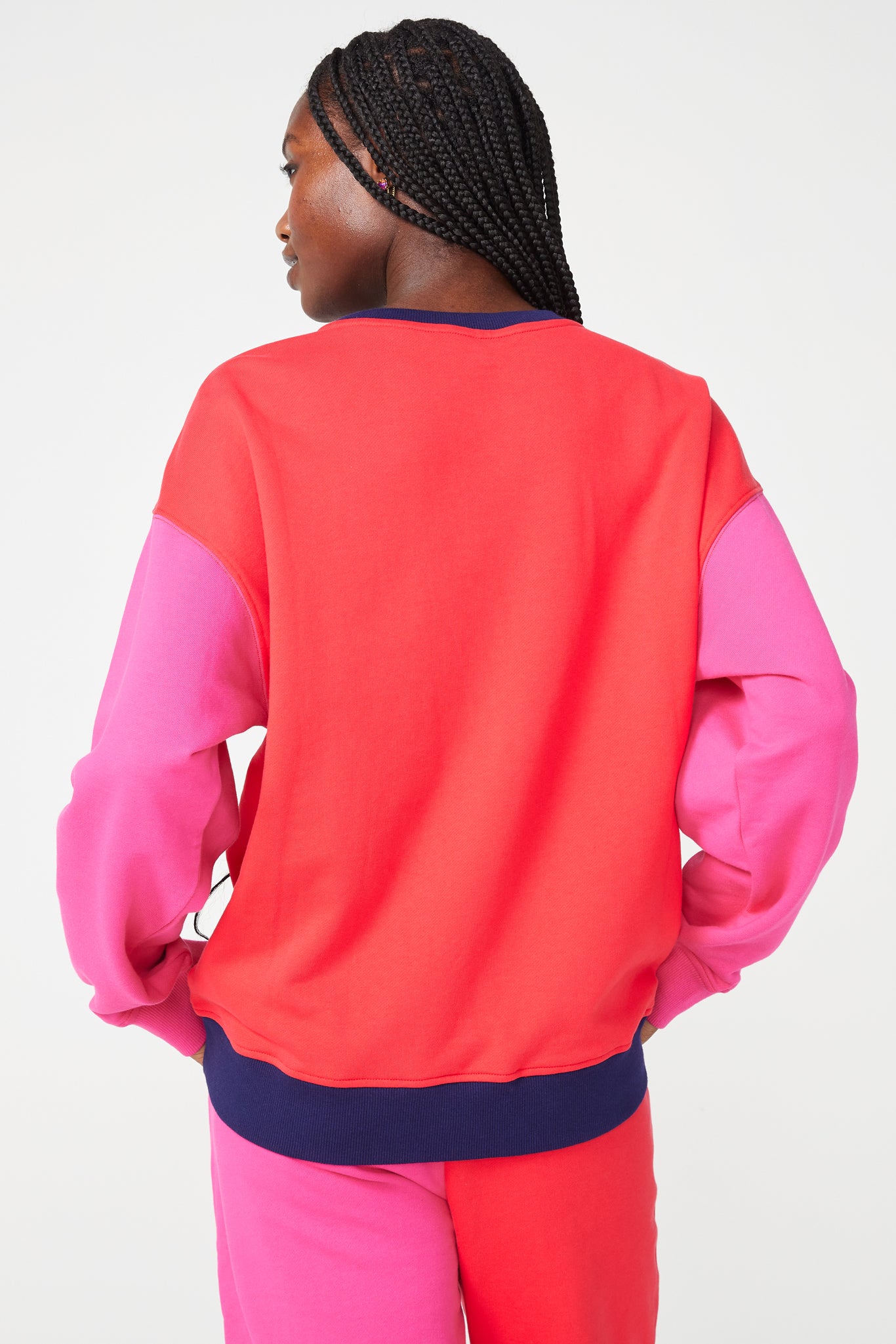 Colorblock Crew in Hot Red Terez