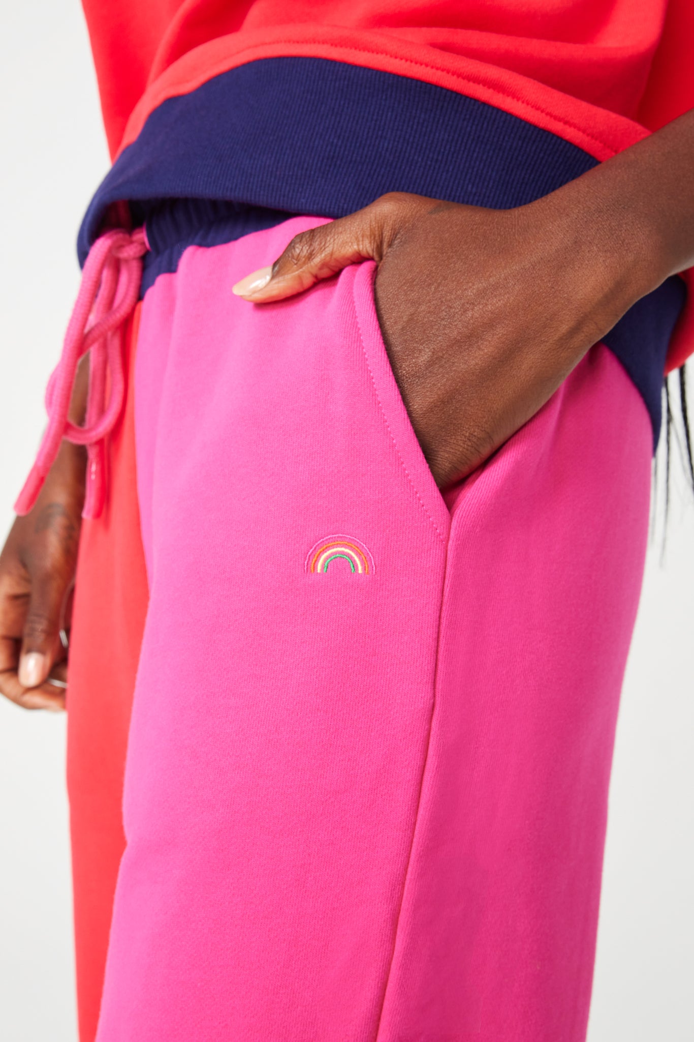 Color block sales champion sweatpants