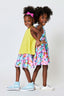 Kids Skater Skirt in Marshmallow Bunnies