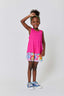 Kids Racerback Tank In Hot Pink