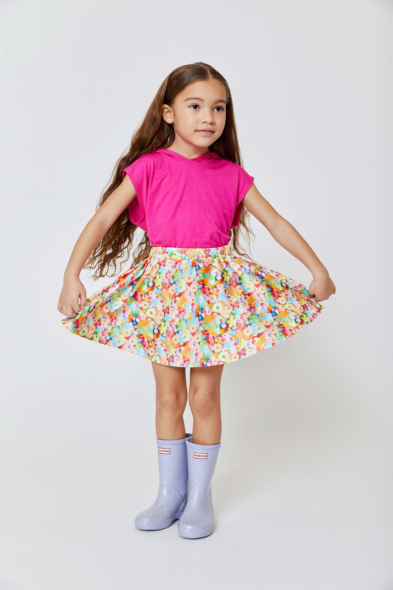 Terez Girls Neon Candy Skater Skirt | Girls Skirt – Terez.com