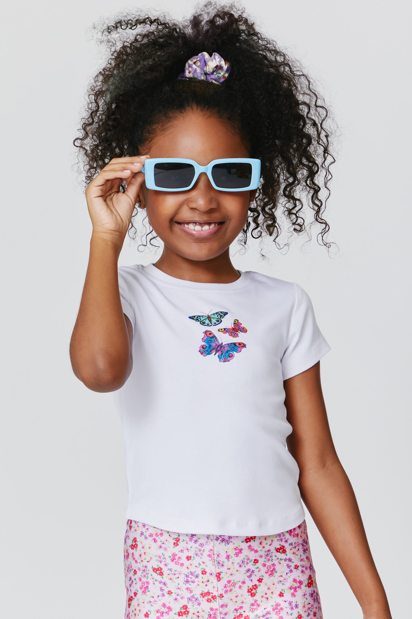 Butterfly Baby Tee – Neon in Kids